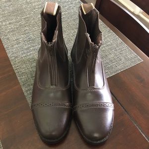 Equistar Kids Front Zip Equestrian Paddock Boots